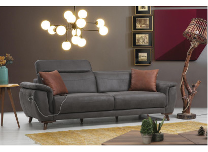 Luxus Dreisitzer Sofa Modern Sitzmöbel Wohnzimmer Couch Polstermöbel